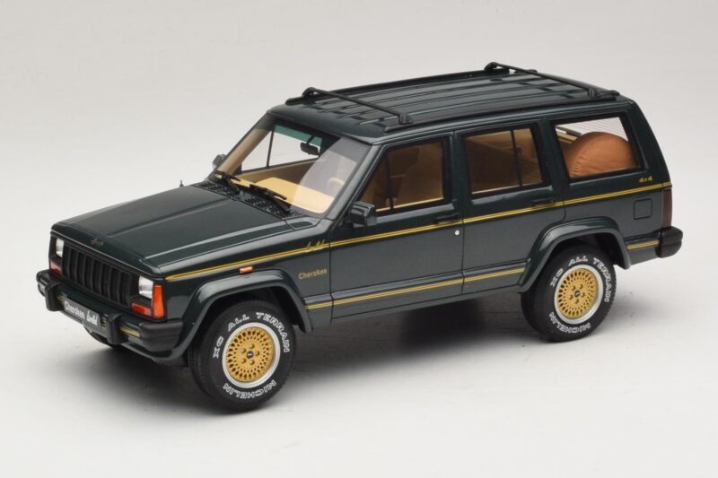 Jeep Cherokee XJ Limited Dark Hunter Green Otto 1:18 OT1340 Ρητίνη