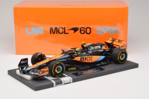 McLaren MCL60 #4 L. Norris 2nd Place Hungarian GP 2023 Minichamps 1:18 537233004 Ρητίνη - εικόνα 7 από 7