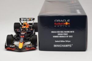 Oracle Red Bull Racing RB18 S. Perez Winner Monaco GP 2022 Minichamps 1:18 110220711 Ρητίνη - εικόνα 6 από 7