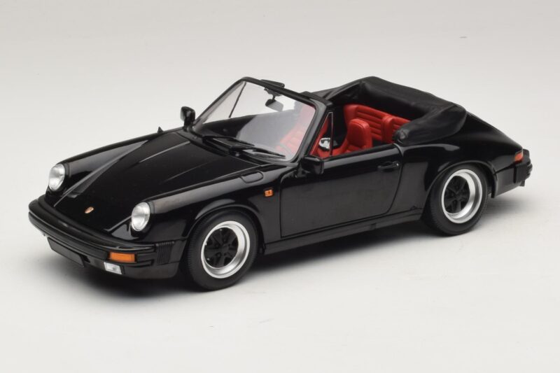 Porsche 911 3.2 Carrera Καμπριολέ Μαύρο Minichamps 1:18 100063035 Μέταλλο