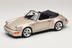 Porsche 911 964 Turbo Look Καμπριολέ Zermatt Silver Norev 1:18 187140 Μέταλλο