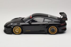 Porsche 911 992 GT3 RS Manthey Racing Μαύρο με Χρυσές Ζάντες Minichamps 1:18 MR-911-GT3RS-1804 Μέταλλο - εικόνα 3 από 6