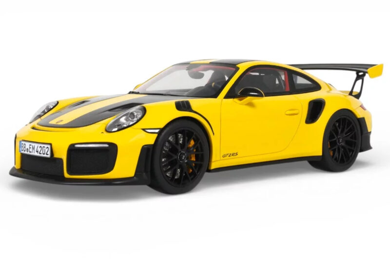 Porsche 911 GT2 RS 991.2 Nurburgring Lap Record Κίτρινο GT Spirit 1:18 GT972 Ρητίνη