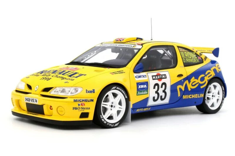 Renault Megane Maxi #33 P. Bugalski / J-P. Chiaroni Rally Sanremo 1998 Otto 1:18 OT1195 Ρητίνη