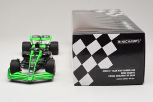 Stake Kick Sauber C44 G. Zhou Emilia Romagna GP 2024 Minichamps 1:18 117240124 Ρητίνη - εικόνα 6 από 7