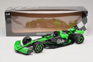 Stake Kick Sauber C44 G. Zhou Emilia Romagna GP 2024 Minichamps 1:18 117240124 Ρητίνη - εικόνα 7 από 7