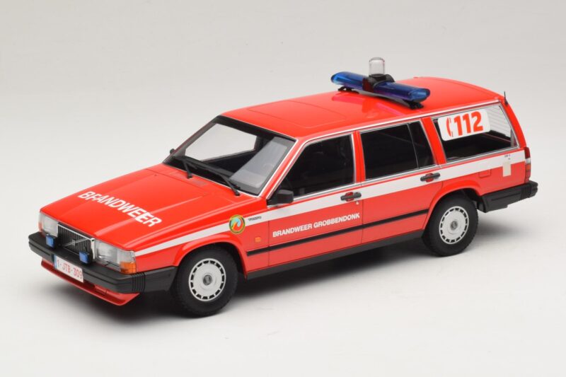 Volvo 740 GL Βαγκόν Brandweer Grobbendonk Minichamps 1:18 155171795 Μέταλλο