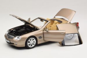 Mercedes SL500 R230 Travertine Beige Norev 1:18 183843 Μέταλλο - εικόνα 2 από 9