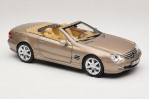 Mercedes SL500 R230 Travertine Beige Norev 1:18 183843 Μέταλλο - εικόνα 7 από 9