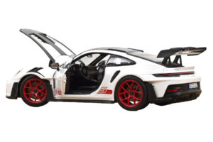 Porsche 911 992 GT3 RS Weissach Package Λευκό Pyro Red Norev 1:18 187373 Μέταλλο - εικόνα 2 από 3