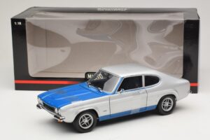 Ford Capri RS2600 Mk1 Silver Blue Minichamps 1:18 150089072 Μέταλλο - εικόνα 6 από 6
