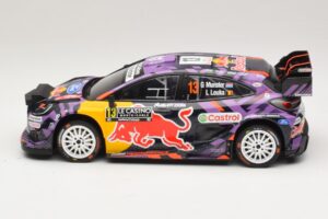 Ford Puma Rally1 #13 G. Munster / L. Louka Rally Monte Carlo 2025 IXO 1:18 18RMC231B Μέταλλο - εικόνα 3 από 6
