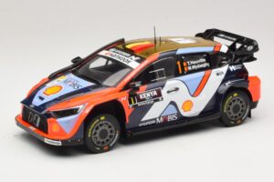 Hyundai i20 N Rally1 #1 T. Neuville / M. Wydaeghe Safari Rally Kenya 2025 IXO 1:18 18RMC247B Μέταλλο