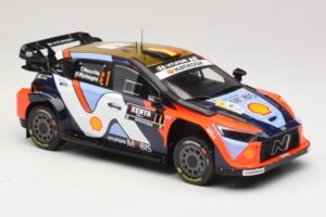 Hyundai i20 N Rally1 #1 T. Neuville / M. Wydaeghe Safari Rally Kenya 2025 IXO 1:18 18RMC247B Μέταλλο - εικόνα 4 από 6