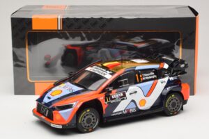 Hyundai i20 N Rally1 #1 T. Neuville / M. Wydaeghe Safari Rally Kenya 2025 IXO 1:18 18RMC247B Μέταλλο - εικόνα 6 από 6