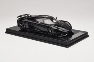 Koenigsegg Regera Μαύρο Πακέτο Άνθρακα Μπεζ Εσωτερικό FrontiArt 1:18 REMC042 Ρητίνη - εικόνα 4 από 7