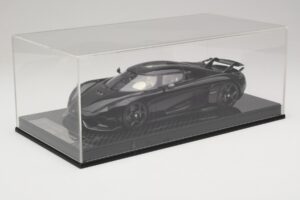 Koenigsegg Regera Μαύρο Πακέτο Άνθρακα Μπεζ Εσωτερικό FrontiArt 1:18 REMC042 Ρητίνη - εικόνα 6 από 7
