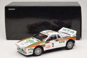 Lancia 037 #2 A. Bettega / M. Perissinot Rally San Marino 1984 Kyosho 1:18 08306F Μέταλλο - εικόνα 8 από 8
