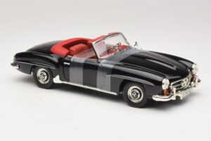 Mercedes 190 SL W121 Ρόντστερ Μαύρο ERTL 1:18 7464 Μέταλλο - εικόνα 4 από 6