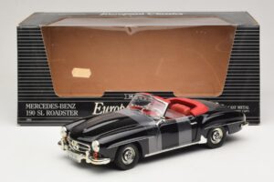 Mercedes 190 SL W121 Ρόντστερ Μαύρο ERTL 1:18 7464 Μέταλλο - εικόνα 6 από 6