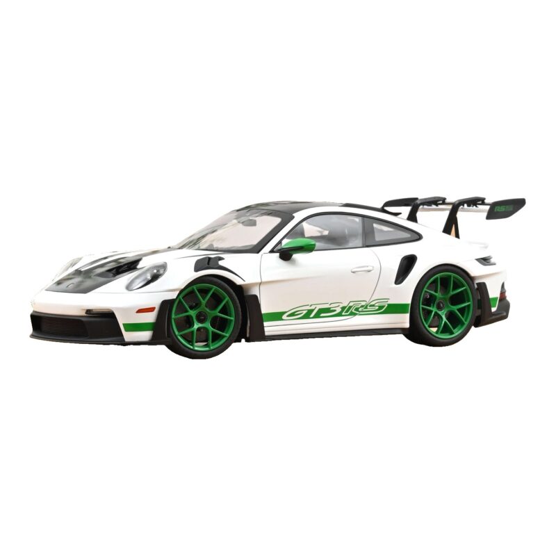 Porsche 911 992 GT3 RS Tribute to Carrera RS Λευκό Python Green Norev 1:12 127535 Μέταλλο
