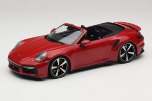 Porsche 911 992 Turbo S Καμπριολέ Σκούρο Κόκκινο Minichamps 1:18 PORSCHE007 Μέταλλο
