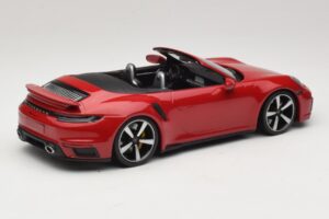 Porsche 911 992 Turbo S Καμπριολέ Σκούρο Κόκκινο Minichamps 1:18 PORSCHE007 Μέταλλο - εικόνα 2 από 6