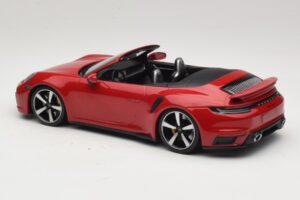Porsche 911 992 Turbo S Καμπριολέ Σκούρο Κόκκινο Minichamps 1:18 PORSCHE007 Μέταλλο - εικόνα 5 από 6
