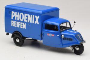 Tempo Hanseat Τρίτροχο Φορτηγάκι Phoenix Blue Minichamps 1:18 180099040 Μέταλλο - εικόνα 4 από 6