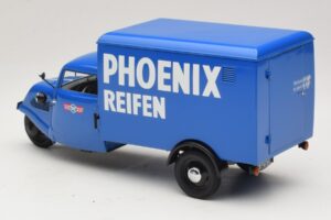 Tempo Hanseat Τρίτροχο Φορτηγάκι Phoenix Blue Minichamps 1:18 180099040 Μέταλλο - εικόνα 5 από 6