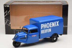 Tempo Hanseat Τρίτροχο Φορτηγάκι Phoenix Blue Minichamps 1:18 180099040 Μέταλλο - εικόνα 6 από 6