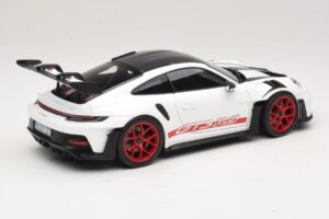Porsche 911 992 GT3 RS Weissach Package Λευκό Pyro Red Norev 1:18 187373 Μέταλλο - εικόνα 2 από 8