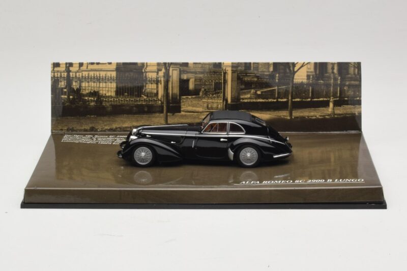 Alfa Romeo 8C 2900B Lungo Μαύρο Minichamps 1:43 436120421 Μέταλλο