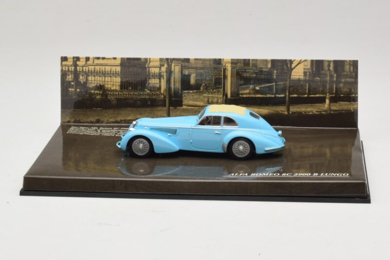 Alfa Romeo 8C 2900B Lungo Ανοιχτό Μπλε Minichamps 1:43 436120420 Μέταλλο