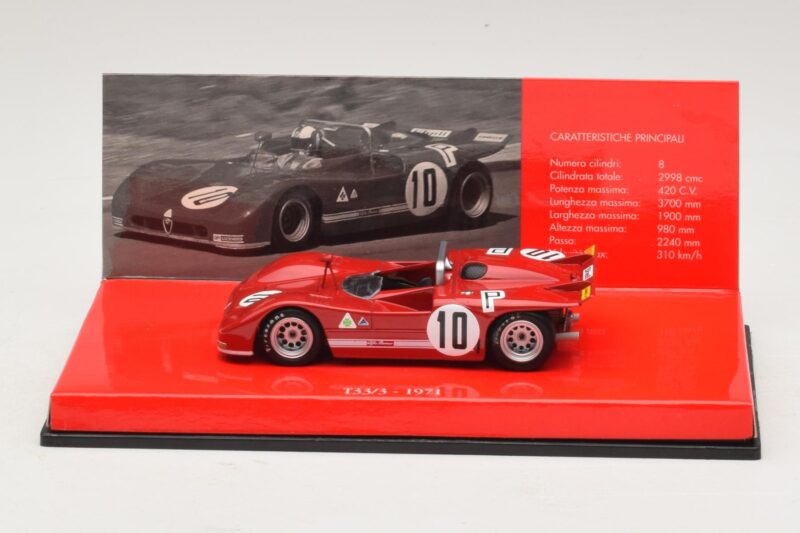 Alfa Romeo T33/3 #10 R. Stommelen / N. Galli ADAC 1000km Nurburgring 1971 Minichamps 1:43 436711210 Μέταλλο