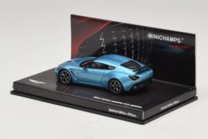 Aston Martin V12 Zagato Alba Blue Minichamps 1:43 437137222 Μέταλλο - εικόνα 3 από 5