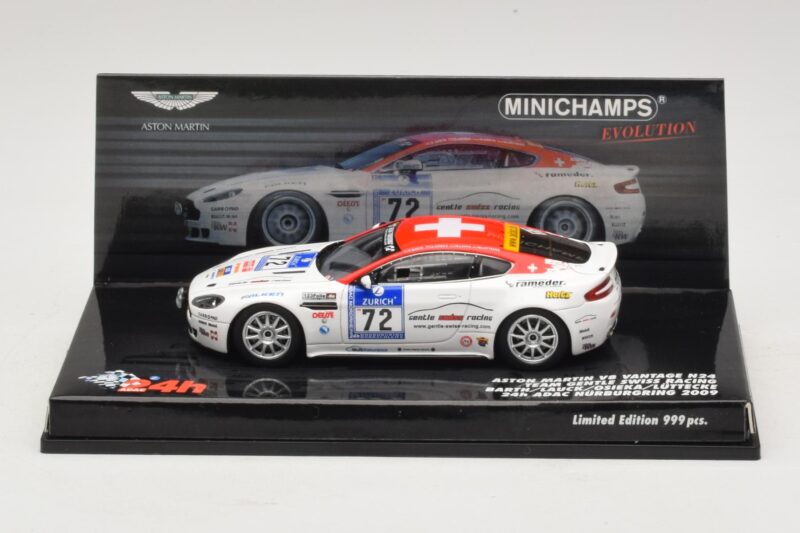 Aston Martin V8 Vantage #72 24 Hours of Nurburgring 2009 Minichamps 1:43 437091372 Μέταλλο