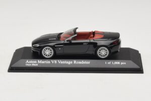 Aston Martin V8 Vantage Roadster Μαύρο Μεταλλικό Minichamps 1:43 400137431 Μέταλλο