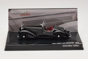 Audi Front 225 Roadster Μαύρο Minichamps 1:43 437019131 Μέταλλο