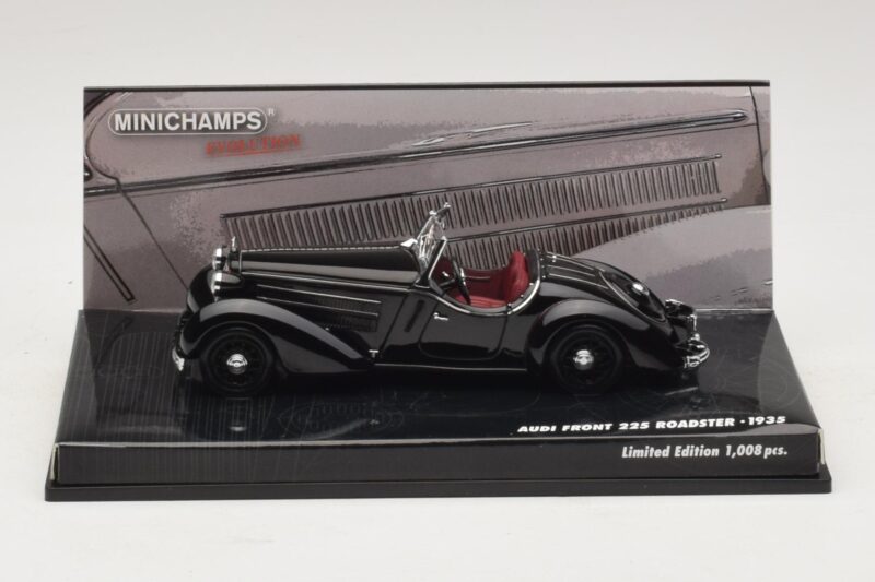 Audi Front 225 Roadster Μαύρο Minichamps 1:43 437019131 Μέταλλο
