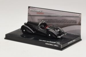 Audi Front 225 Roadster Μαύρο Minichamps 1:43 437019131 Μέταλλο - εικόνα 3 από 5