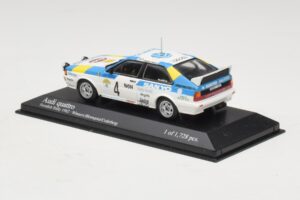 Audi Quattro #4 S. Blomqvist / B. Cederberg Rally Sweden Winner 1982 Minichamps 1:43 430821904 Μέταλλο - εικόνα 3 από 4