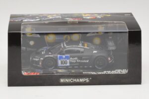Audi R8 LMS GT3 #100 M. Ekstrom / O. Jarvis Abt Sportsline 24 Hours of Nurburgring 2010 Minichamps 1:43 437101900 Μέταλλο - εικόνα 5 από 5