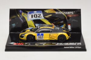 Audi R8 LMS GT3 #102 H-J. Stuck / H. Heyer Black Falcon 24 Hours of Nurburgring 2010 Minichamps 1:43 437101912 Μέταλλο