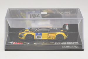 Audi R8 LMS GT3 #102 H-J. Stuck / H. Heyer Black Falcon 24 Hours of Nurburgring 2010 Minichamps 1:43 437101912 Μέταλλο - εικόνα 4 από 5