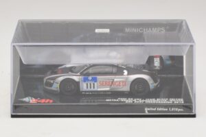 Audi R8 LMS GT3 #111 Metha / Breslin Black Falcon 24 Hours of Nurburgring 2010 Minichamps 1:43 437101911 Μέταλλο - εικόνα 4 από 5