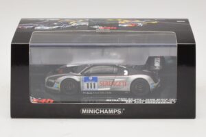 Audi R8 LMS GT3 #111 Metha / Breslin Black Falcon 24 Hours of Nurburgring 2010 Minichamps 1:43 437101911 Μέταλλο - εικόνα 5 από 5