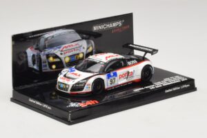 Audi R8 LMS GT3 #97 Phoenix Racing 24 Hours of Nurburgring 2010 Minichamps 1:43 437101997 Μέταλλο - εικόνα 2 από 5