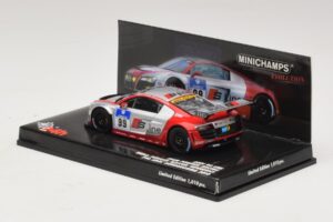 Audi R8 LMS GT3 #99 F. Biela / M. Fassler Phoenix Racing 24 Hours of Nurburgring 2010 Minichamps 1:43 437101999 Μέταλλο - εικόνα 3 από 5