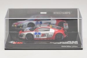 Audi R8 LMS GT3 #99 F. Biela / M. Fassler Phoenix Racing 24 Hours of Nurburgring 2010 Minichamps 1:43 437101999 Μέταλλο - εικόνα 4 από 5